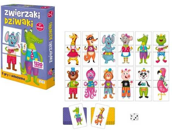 Dėlionė Kukuryku Kukurūzai Žaidimas Gyvūnai Freaks