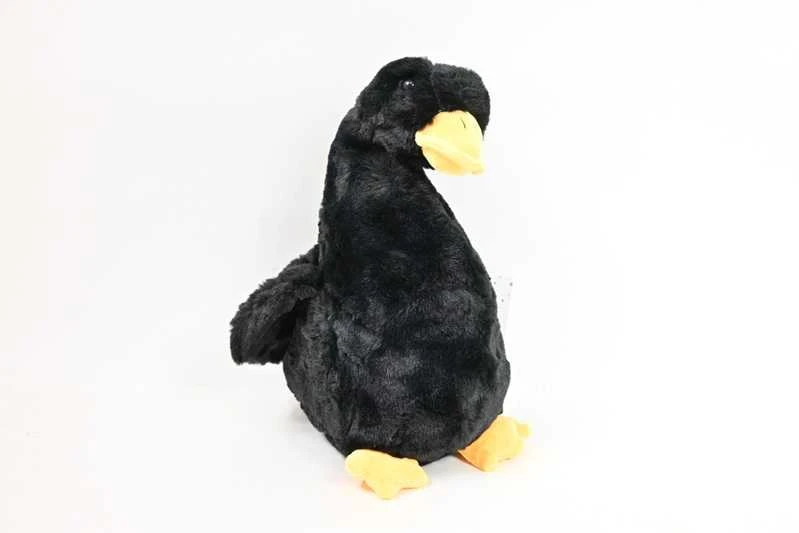 Czarna Pliušinė Žąsis Juoda 30 cm