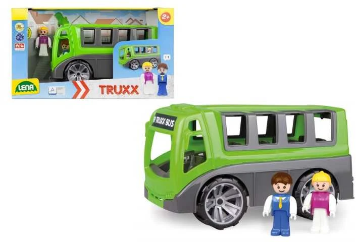 Žaislinis autobusas, 29 cm (dėžutėje), LENA Truxx 04454, 2+