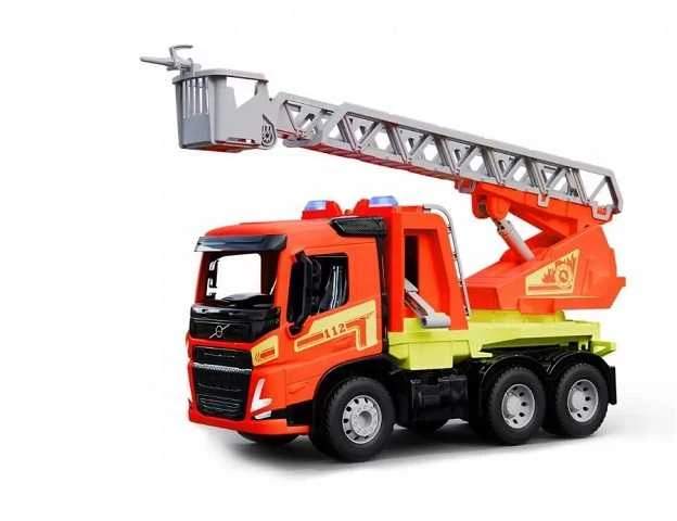 Lena Važiuoklė „Worxx“ gaisrinė mašina su kopėčiomis, „Volvo FMX“ dėžėje