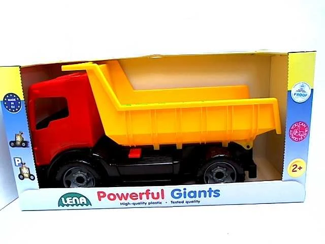 Žaislinis savivartis LENA Giga Trucks 62cm, 3+