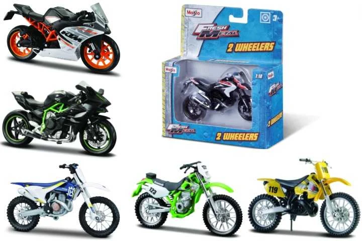 MAISTO DIE CAST motociklas 1:18 (9 rūš.), 31300