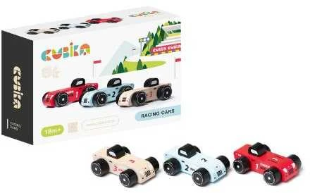 Cubika Mediniai lenktyniniai automobiliai, 3vnt