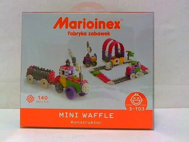 Marioinex Klocki Waffle Mini konstruktorius 140 vnt merginoms ZA5397