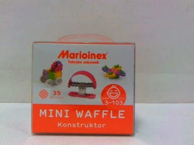 MARIOINEX 902790 vafliniai mini blokai 35 vnt. Konstruktorius (mergina)