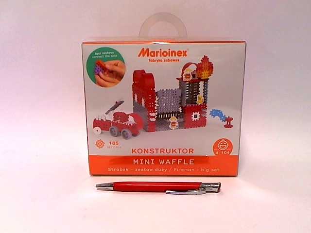 Konstruktorius Marioinex Mini Waffle Fireman 185 el.