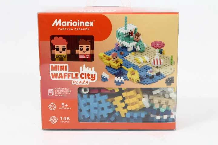 MARIOINEX 903155 vafliniai mini kaladėlės - paplūdimys 148 vnt.