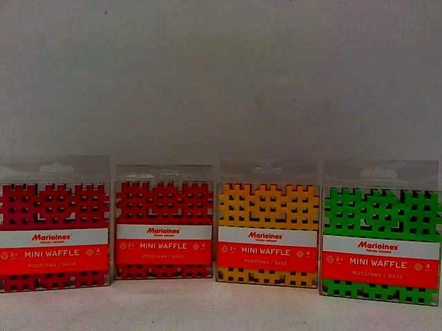 Marioinex Konstrukciniai blokeliai Mini Waffle Mini Base, 4 Vnt