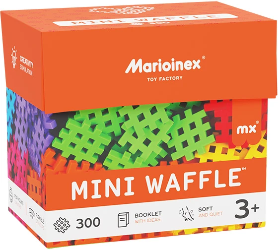 MARIOINEX mini vafliniai kaladėlės, 300 detalių