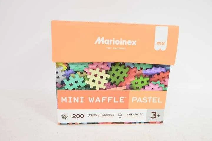 Marioinex mini vafliniai kaladėlės, 200 pastelinių spalvų