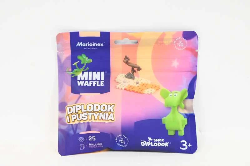 Marioinex Diplodocus Dragon and Desert 25vnt Mini Waffle pav. ZA5