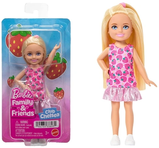 Mattel BARBIE CHELSEA lėlytė šviesiais plaukais (JJB33)