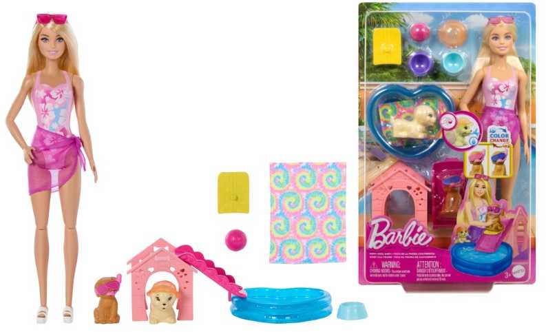 Mattel BARBIE lėlės ir gyvūnėlių rinkinys (JBF35)