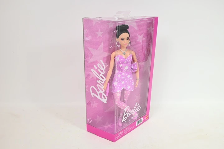 Mattel BARBIE DELUXE FASHIONISTAS lėlė rožine suknele