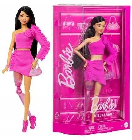 Mattel BARBIE DELUXE FASHIONISTAS lėlė protezuota koja (HYV26)