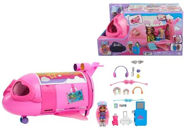 Barbie Mattel LĖLĖS BARBĖS LĖKTUVAS EXTRA FLY HPF72