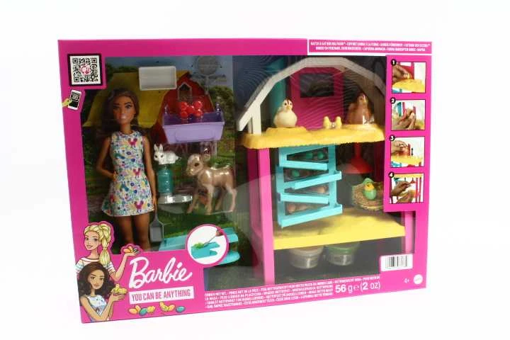 Barbie Mattel Džiaugsmingų viščiukų lėlių Barbė rinkinys HGY88