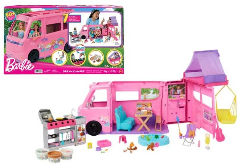 Lėlių kemperis Mattel Barbie Dreamcamper, su priedais