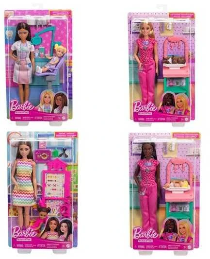 Mattel BARBIE lėlė odontologė (JCR74)