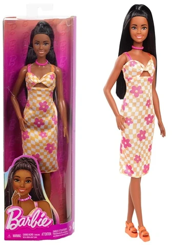 Mattel BARBIE madistė geltona suknele (HYT91)
