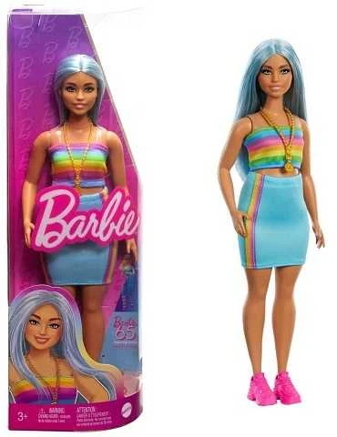 Mėlyna Barbie Fashionistas Doll Mėlyna Hair HRH16