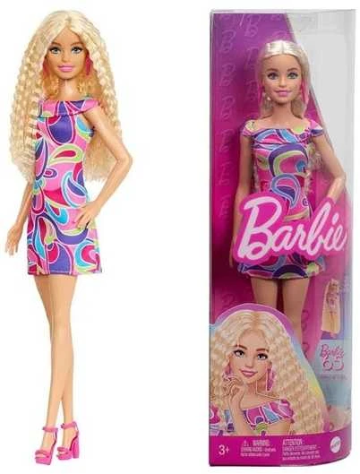 Mattel BARBIE madistė margaspalve suknele (HRH20)
