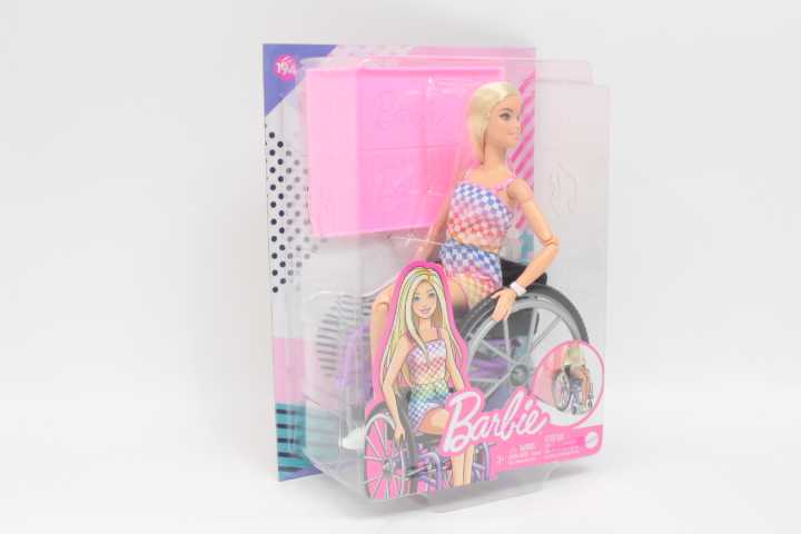 Barbie Mattel Barbė madistė neįgaliojo vežimėlyje šviesiais plaukais