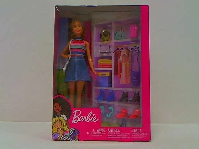 Barbie Barbė su 11 aksesuarų FVJ42