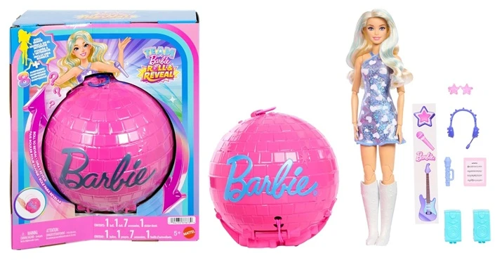 Mattel Lėlė Barbie pop žvaigždė su muzikos aksesuarais