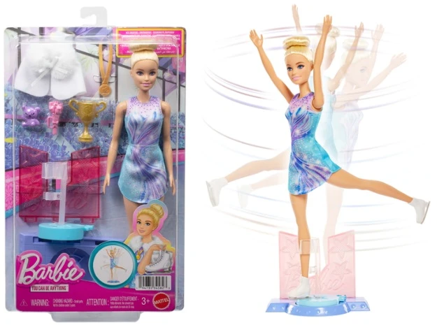 Mattel Barbie lėlė čiuožėja + aksesuarai. JKB48 /4