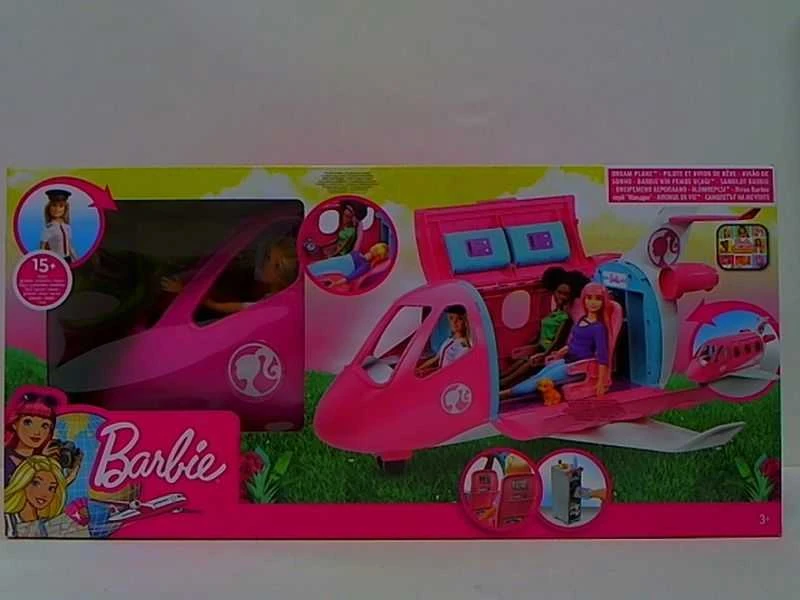 Mattel LĖLĖS BARBĖS LĖKTUVAS DREAMPLANE SU LĖLĖ