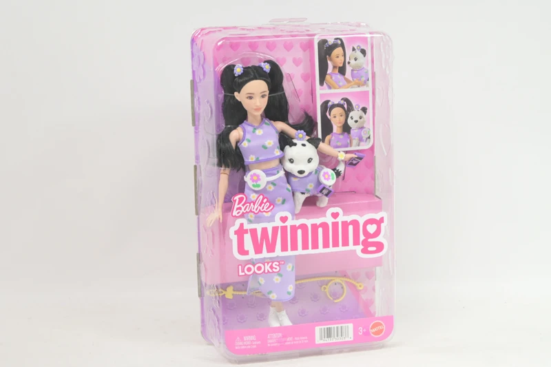 Mattel Lėlė Barbie su šuniuku ir gėlių aksesuarais