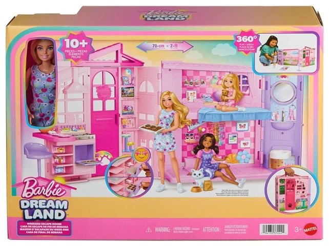 Mattel Barbės lėlių namelis su lėle