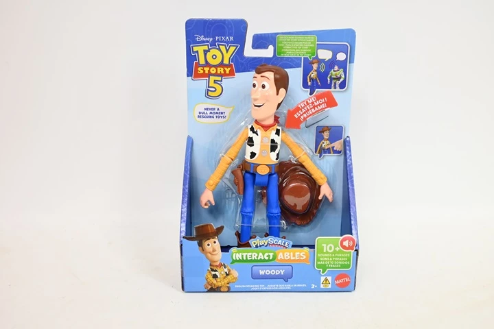 Mattel Disney Toy Story 5 Interaktywna figurka Chudy Woody Interactables 23 cm EN