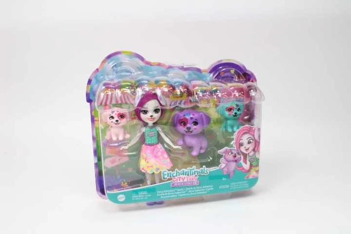 Mattel ENCHANTIMALS herojų dalmantinų šeima (HKN14)