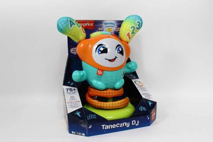 Fisher Price Interaktyvus žaislas DJ Bouncing Beats, lenkų k.