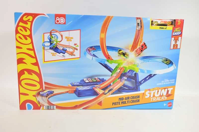 Mattel HOT WHEELS kaskadinė trąsa – Avarija ore (JFD12)