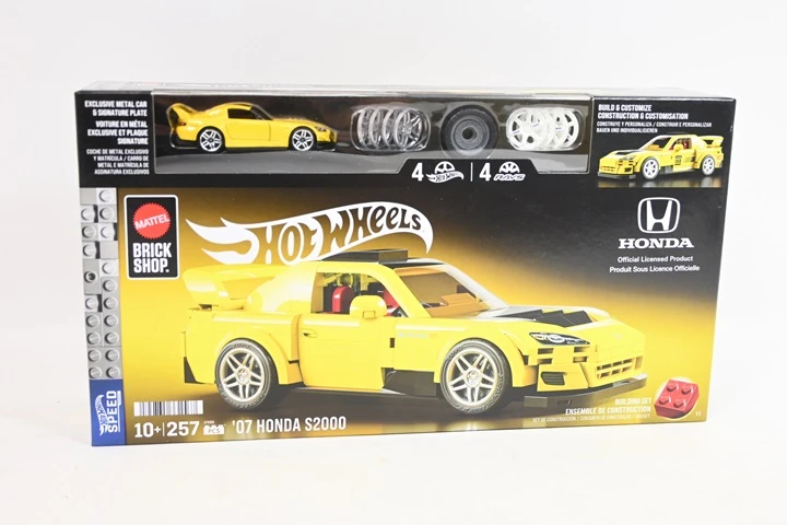 MATTEL BRICK SHOP HOT WHEELS Honda S2000 konstruktorius (JFR88)