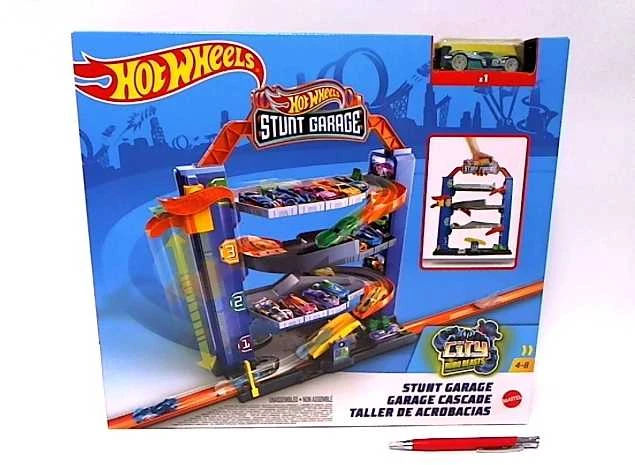 Mattel Hot Wheels garažas su triukais
