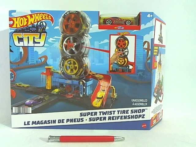 Mattel Hot Wheels rinkinys „Besisukanti padangų gamykla“