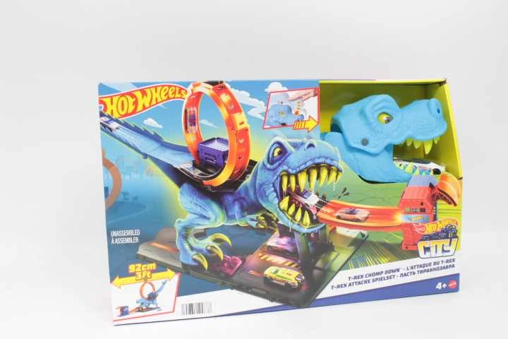 Mattel Hot Wheels rinkinys „Dinozauras su kilpa“