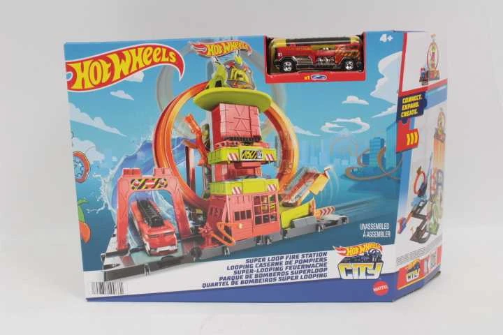 Hot Wheels City Super Loop gaisrinės žaidimų rinkinys