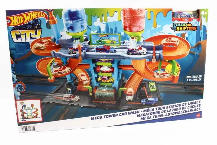 Mattel Hot Wheels rinkinys „Bokštinė automobilių plovykla“