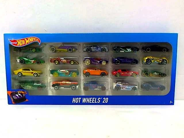 Mattel Dvidešimties „Hot Wheels“ automodelių rinkinys