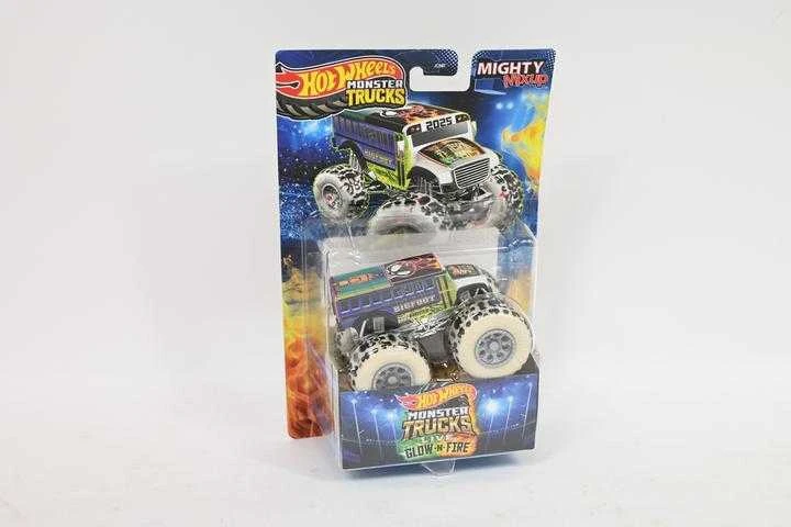 Mattel „Hot Wheels“ monstrų sunkvežimis „Live Glov & Fire Važiuoklė“ galingas mišinys JCH47