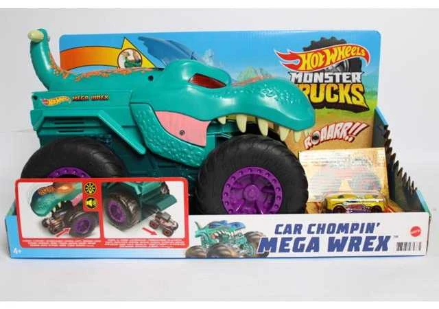 „Hot Wheels“ monstrų sunkvežimių automobilis „Chompin Mega-Wrex GYL13“