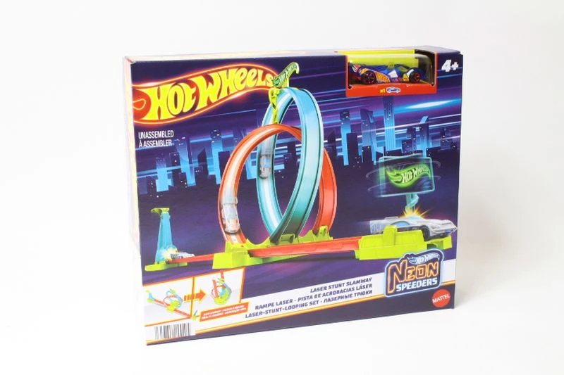 Hot Wheels WYRZUTNIA NEON SPEEDERS MATTEL