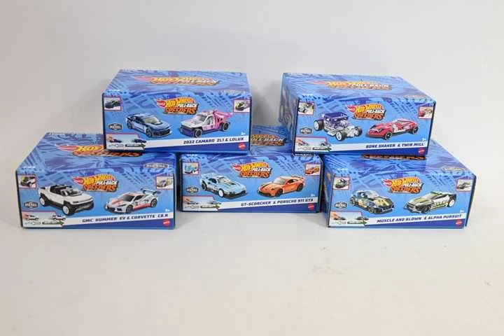 Mattel Žaisliniai Hot Wheels traukiami lenktyniniai automobiliai 2 vnt