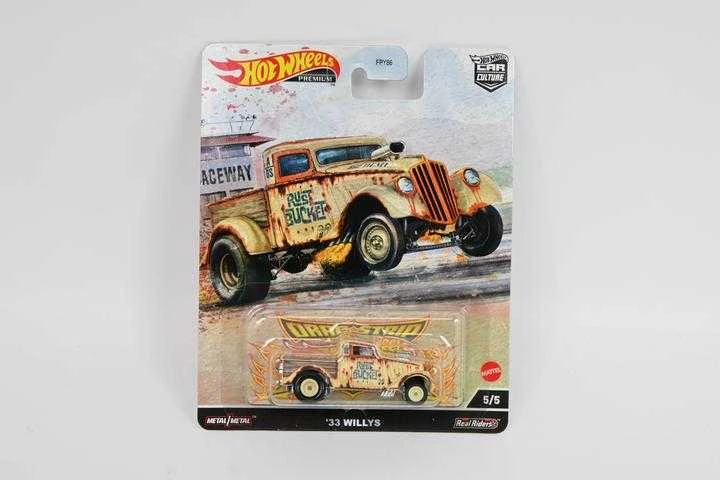 Kolekcinis transportas - Mattel Hot Wheels Automobilių kultūra Circuit Legend 33 Willys Gasser Pick Up