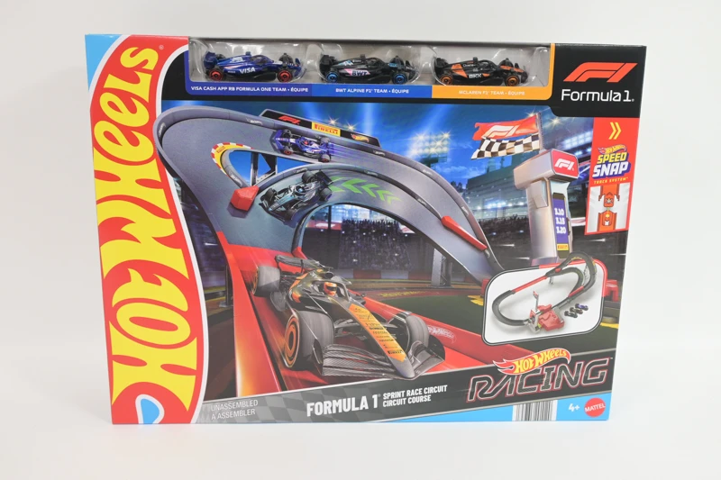 Mattel HOT WHEELS F1 lenktynių trasos rinkinys – Racing Sprint (JDY15)